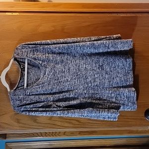 H by Halston tunic.  Sz L. LS. EUC